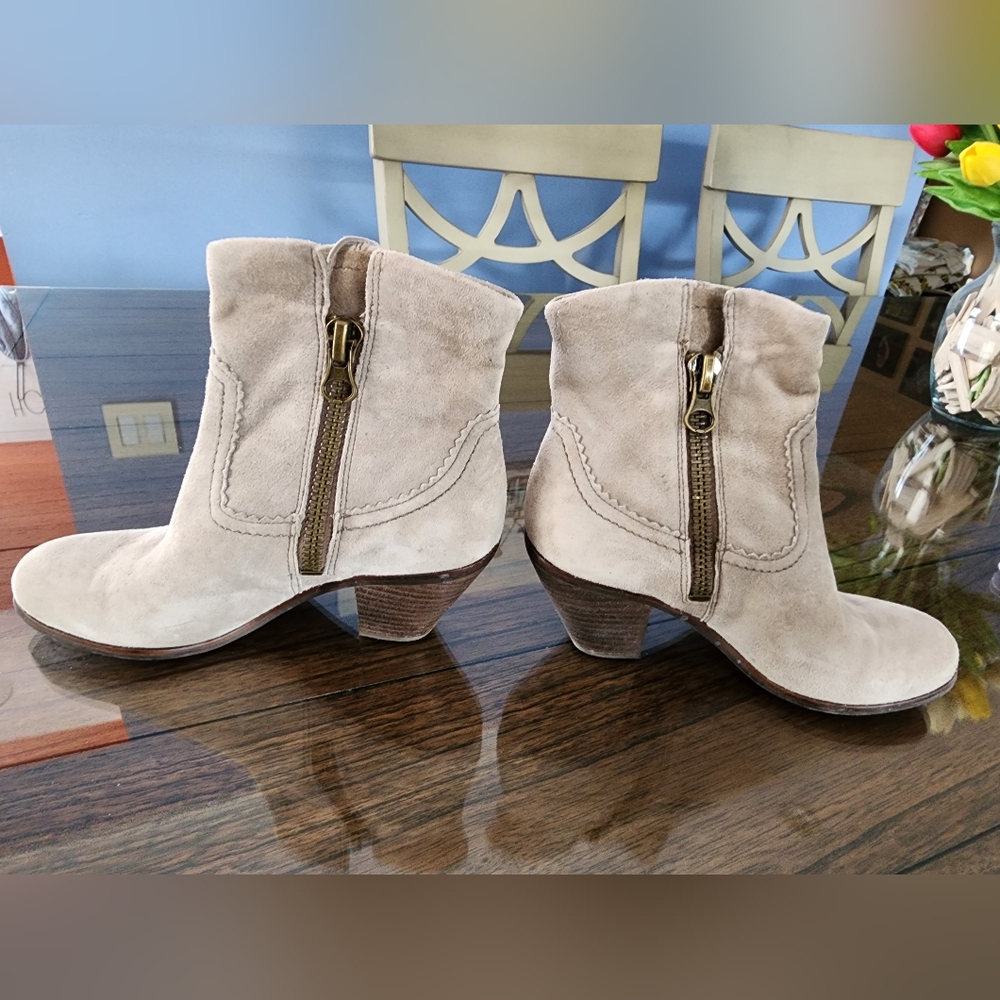 Sam Edelman Louie suede fringe boots, size 5 1/2 - Picture 4 of 10